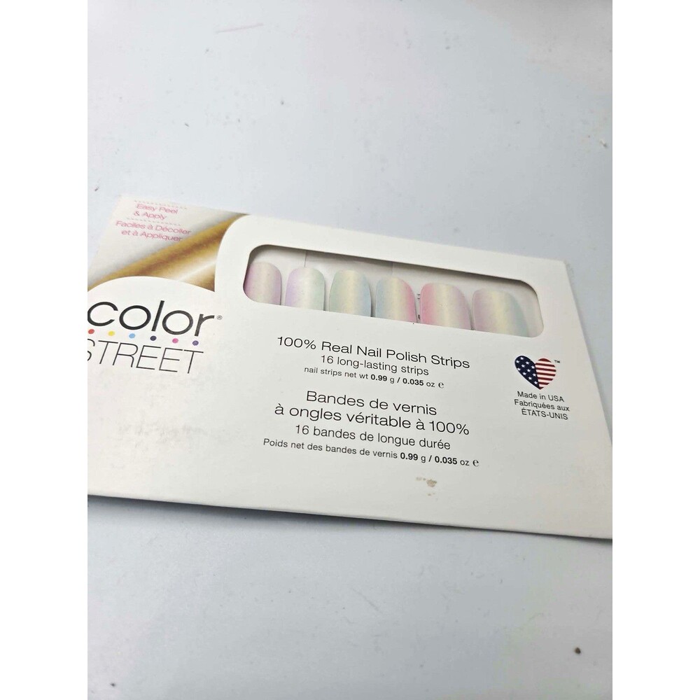Color Street Nail Polish Strips Rainbow Multicolor Glitter How Do You Hue?